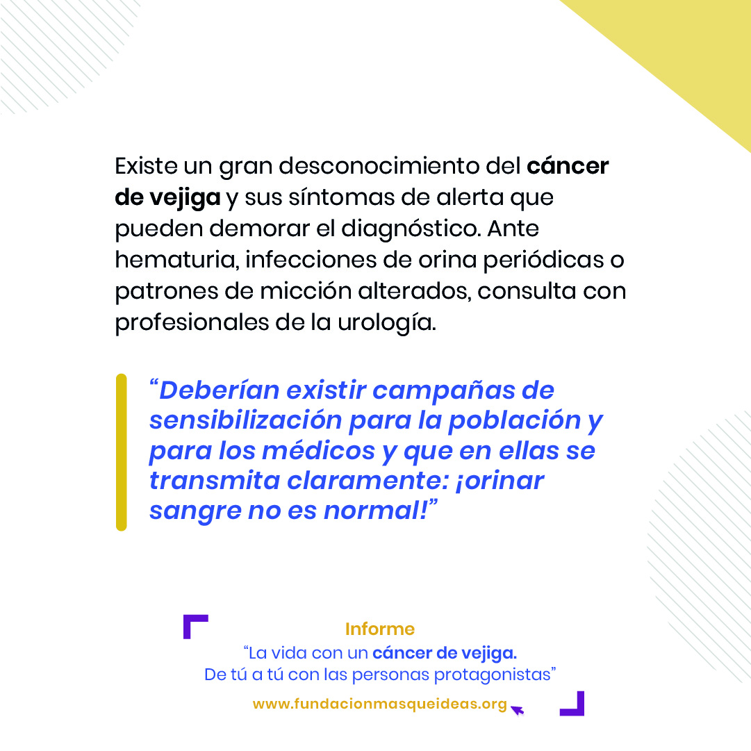 📢 "15 Jun (18h) “La vida con un cáncer de vejiga. De tú a tú con las personas protagonistas” 

Más info en: 

fundacionmasqueideas.org/portfolio/vida…