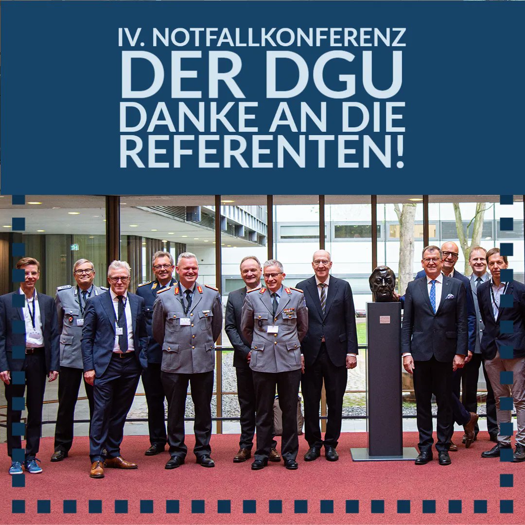 Heute vor zwei Wochen fand die 4. Notfallkonferenz von DGU und <a href="/SanDstBw/">Sanitätsdienst der Bundeswehr</a> in den Räumen der <a href="/HSUHamburg/">HSU Hamburg</a> statt. Wir danken allen Referenten und Unterstützern!