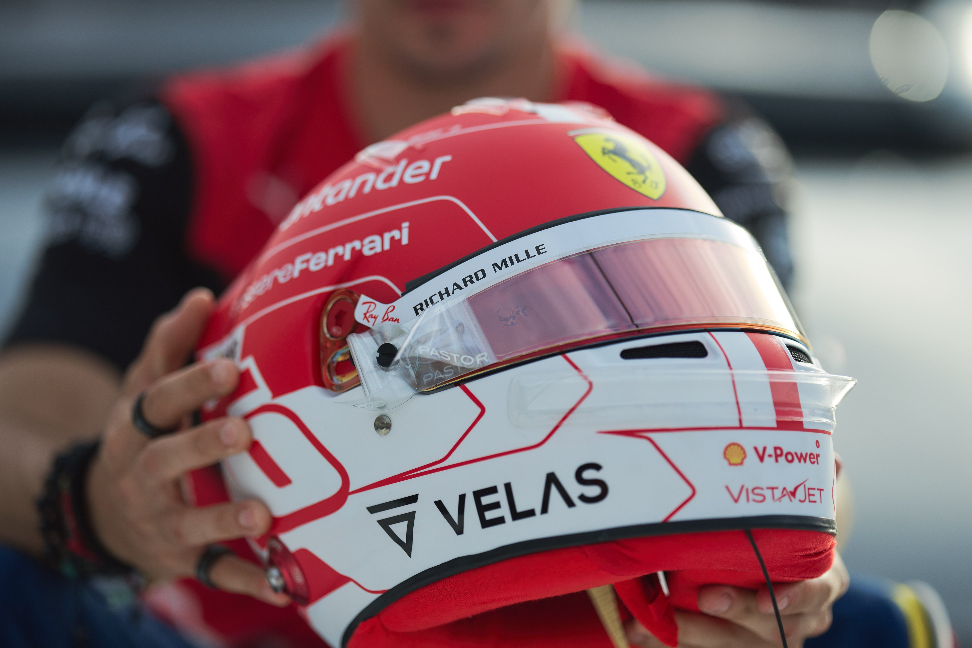 Image gallery special helmet design for Charles Leclerc in home race