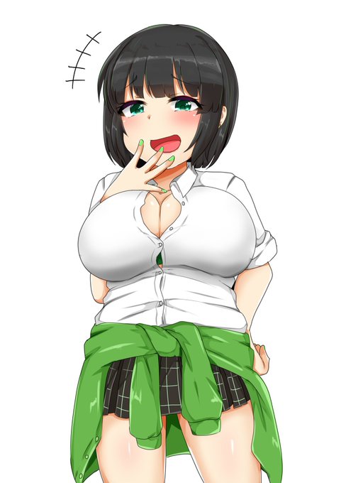 最近描いた高校生風イラスト(1人除く) 