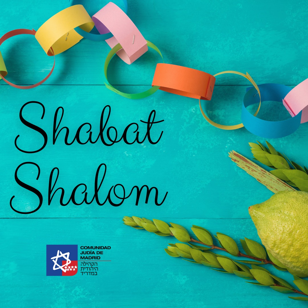 Gracias por seguirnos una semana más. Os deseamos a todos Shabat Shalom, día de alegría, santidad y descanso. Como nos recuerda el rabino Abraham Joshua Heschel, observar el Shabat significa celebrar la creación del mundo, y crear de nuevo el séptimo día.