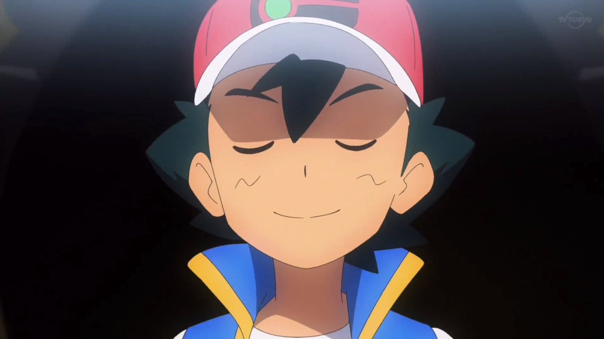 Akilvers's tweet photo. In these 25 years, he has gone from being booed by the crowd in the Indigo League to the first Champion of Alola and a member of the Masters 8, to whom the devoted crowd shouts "CHAMPION! CHAMPION!", supporting him with the entire region. 🙌❤️ #anipoke #アニポケ https://t.co/Dn6J3439sW