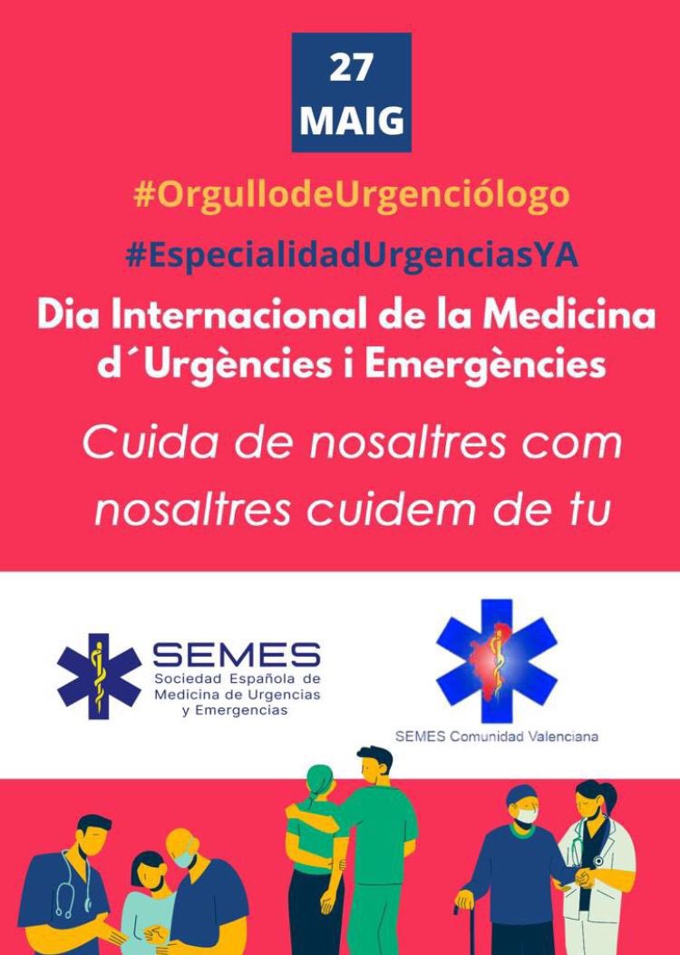 GVAhgandia's tweet image. 🗣️ "Los servicios de Urgencias y Emergencias españoles atienden a más de 27 millones de personas al año, trabajando solos y encontrándose con situaciones límite ante las cuales deben reaccionar de manera certera y ágil. Es necesario y urgente crear la especialidad en España".