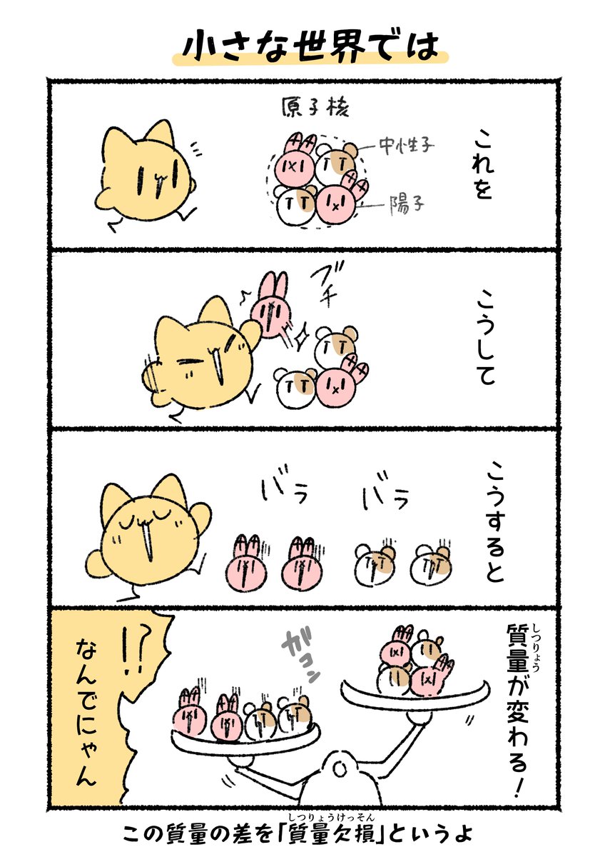 なんとな～く質量欠損 