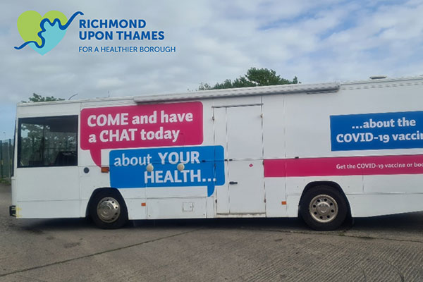 LBRUT's tweet photo. 📢 Kew!

A new ‘come and have a chat about your health’ bus will be parked at Kew Community Trust on Monday and Tuesday (30 &amp; 31 May) from 10am to 3pm.

On board will be NHS professionals waiting to answer any health questions you may have!

Read more 👇
https://t.co/O9X8feVklo https://t.co/Tmv6IuxPvq