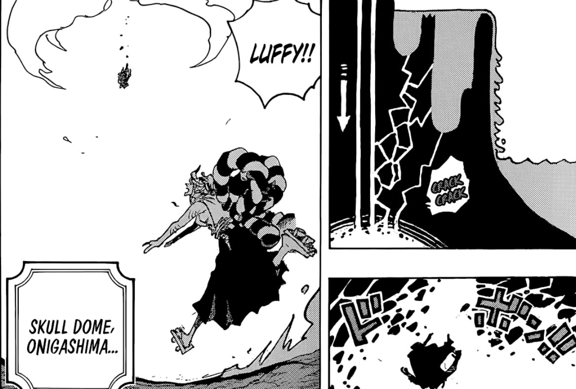 (Joe) Three Skull Theories on Twitter "As Yamato runs to catch Luffy