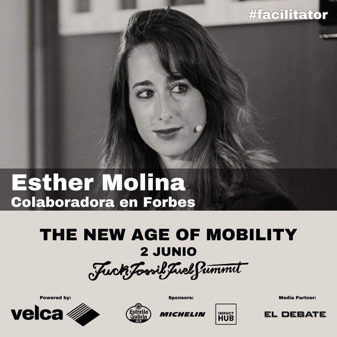 Esther Molina (@e_molina_) on Twitter photo Será un placer presentar y moderar, el 2 de junio a las 17 h, este encuentro organizado por <a href="/Velcamotor/">Velca</a>  con el apoyo de <a href="/GuiaMichelin_ES/">La Guía MICHELIN</a> , <a href="/ImpactHubMAD/">Impact Hub Madrid</a>  y <a href="/estrellagalicia/">Estrella Galicia</a> 
Aquí las entradas (código descuento del 50% Velca2022) eventbrite.com/e/entradas-the… Será un placer presentar y moderar, el 2 de junio a las 17 h, este encuentro organizado por <a href="/Velcamotor/">Velca</a>  con el apoyo de <a href="/GuiaMichelin_ES/">La Guía MICHELIN</a> , <a href="/ImpactHubMAD/">Impact Hub Madrid</a>  y <a href="/estrellagalicia/">Estrella Galicia</a> 
Aquí las entradas (código descuento del 50% Velca2022) eventbrite.com/e/entradas-the…