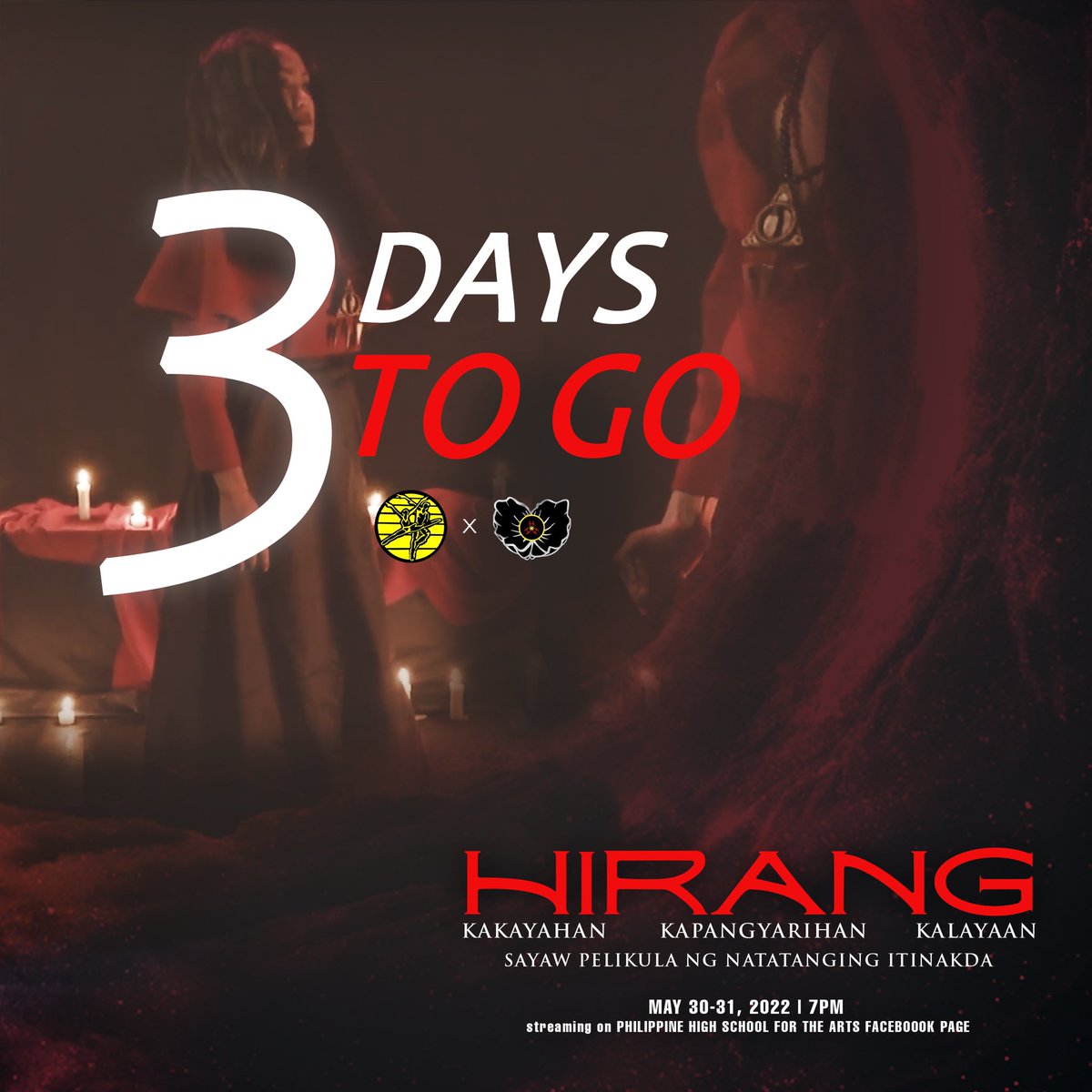 Salinggawi1968's tweet photo. Magniningas… Mag-aapoy… Lalagablab… ❤️🔥🔥
Saksihan Ang MANGGAGAMUD at iba pang maiikling sayaw-pelikula… 🎥🧙🏼♀️
Tatlong Tulog na lang…💃🏼🕺🏻💥
#Hirang2022
#PHSAxUST
#SalinggawiXSanghiyas
#PraiseGodForDance https://t.co/FjUHYCVMu1