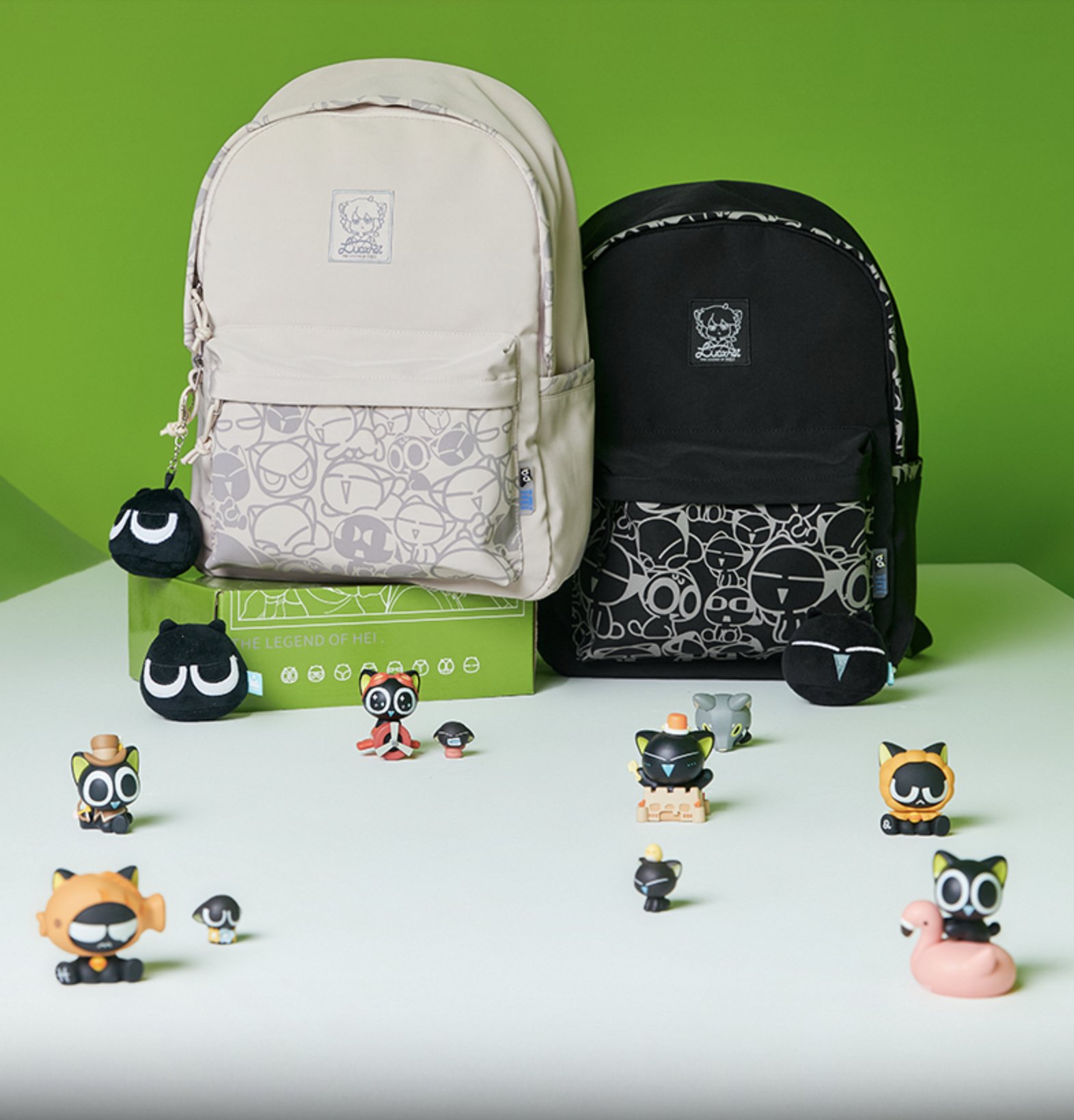 羅小黒戦記 小黒 Semirコラボ キャンバスバックパック