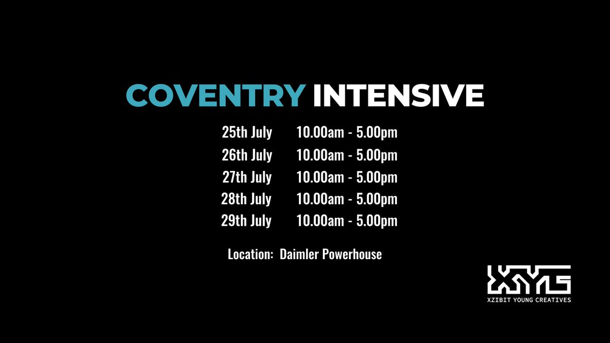 Our friends @xzibit_YC are back for 2022 and are holding an intensive in Coventry! Young creatives aged between 11-19 don’t miss out on this opportunity. Applications are open. Apply here: us5.list-manage.com/survey?u=f3792… #Xzibityoungcreatives #XYC2022 #Hiphopdance