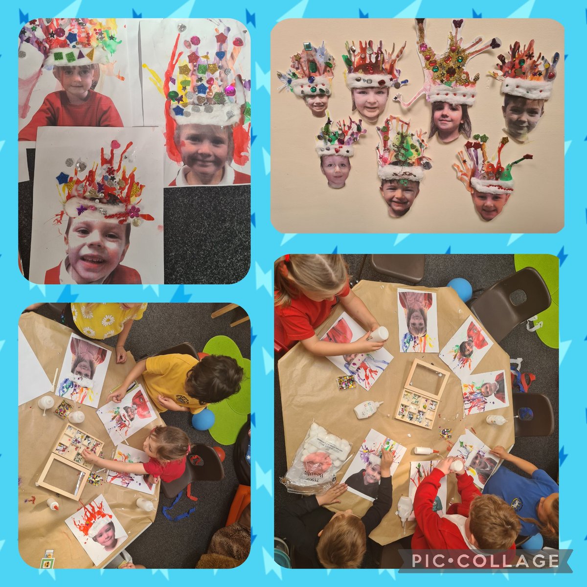 DurandPrimary's tweet photo. Reception class Thrive activity. This week we decorated our crowns with jewels.
We enjoyed squeezing out the glue and choosing from a range of sparkly things. Becoming Kings and queens.
#TheThriveApproach
#mindfulcreating
#creativelearners
#jubileecelebrations https://t.co/fEzD6fuBy1