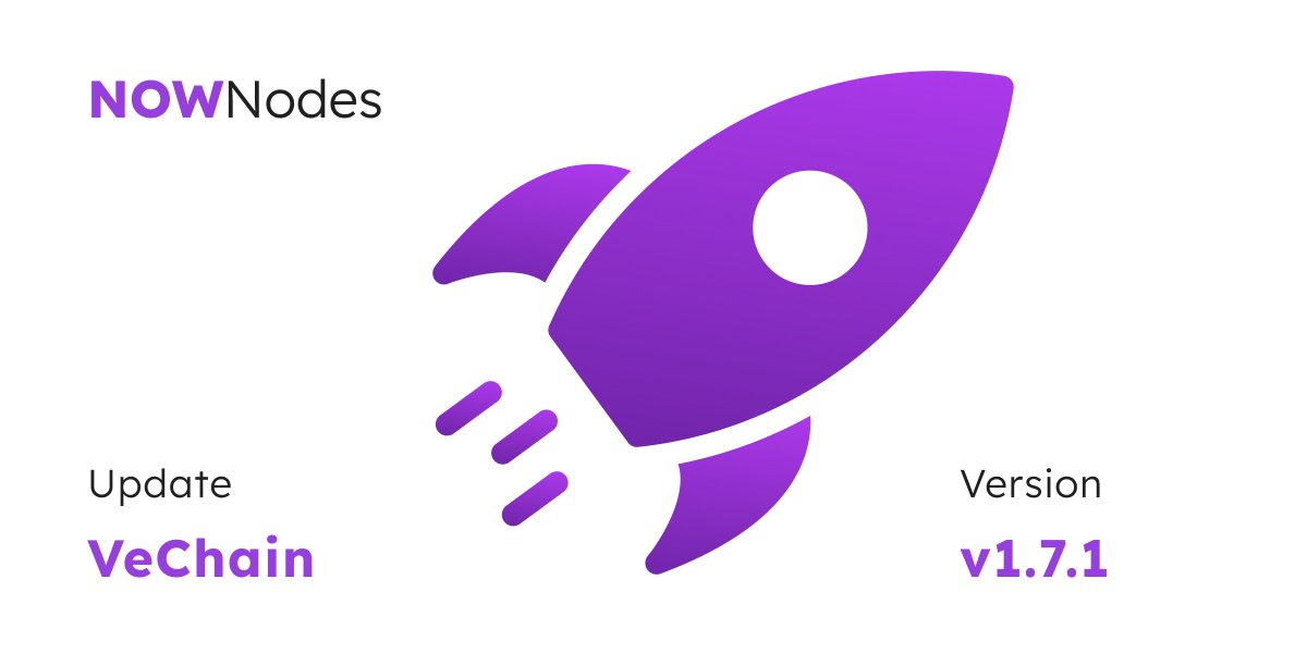 NOWNodes's tweet photo. Hey, #VeFam 👋
We've updated our @vechainofficial full nodes to a latest v1.7.1🛠️
📈This release features 10% performance boost w/ usage of DirectCache to cache trie nodes
@VechainThorCom
Tap in to run our latest #VeNodes for your personal needs👇
https://t.co/aKWcydxcdu https://t.co/1IUdxFaOQU