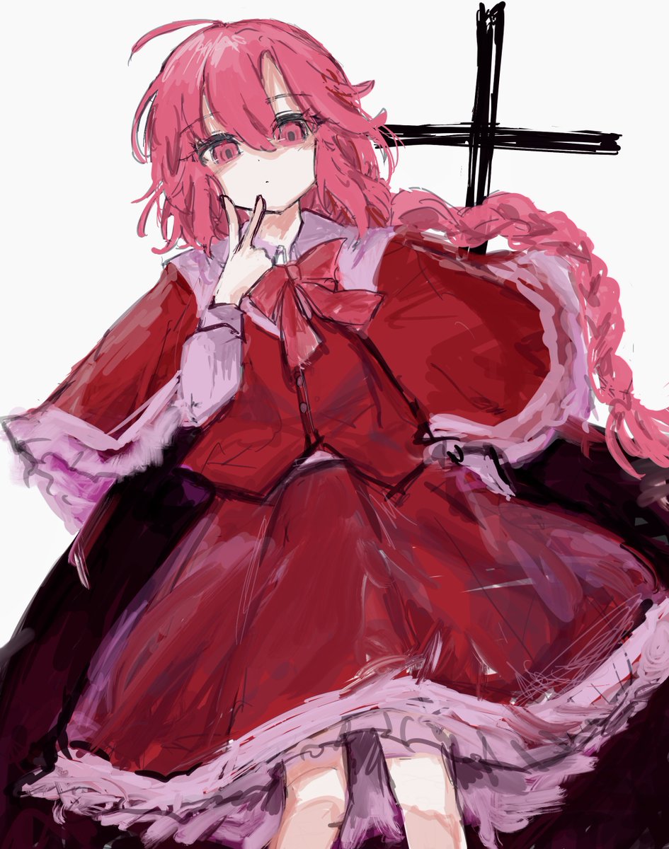 ☆同人手描きイラスト 東方Project*東方旧作/岡崎夢美 色紙☆ マウス