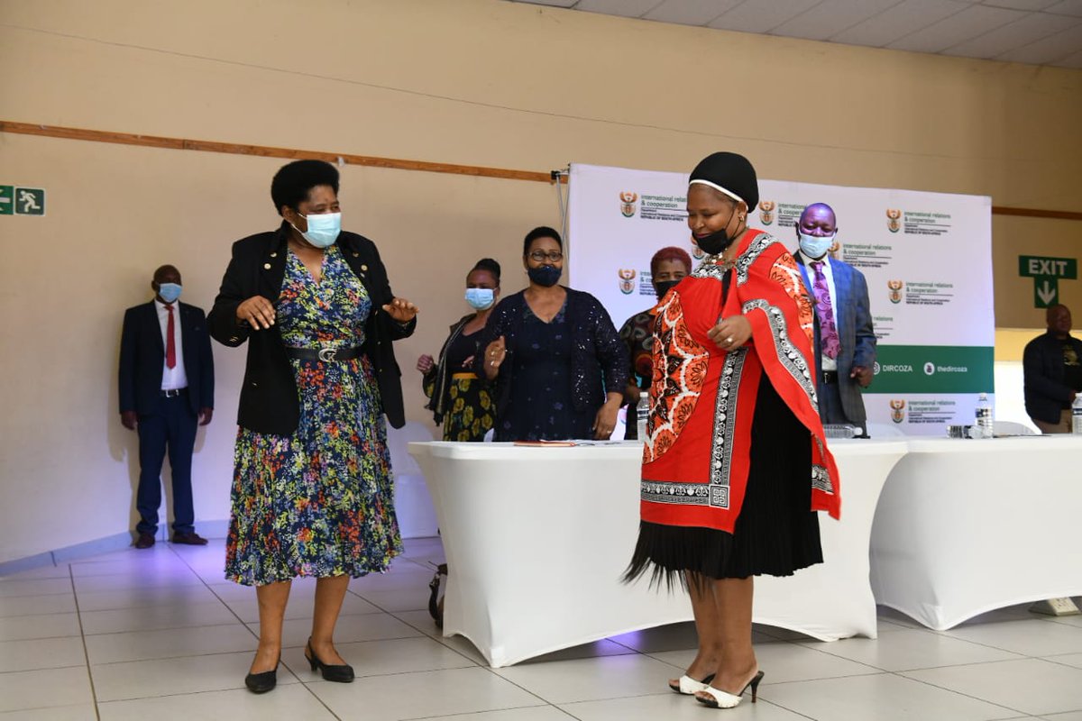 DIRCO_ZA's tweet photo. #EventInPictures | Preventing GBV and femicide before it happens is critical. The key to this prevention is moral regeneration aimed at encouraging people to recommit to efforts of building communities grounded on positive values found in section 1 of the Constitution.
#DIRCOPPP https://t.co/HpD41S2jEo