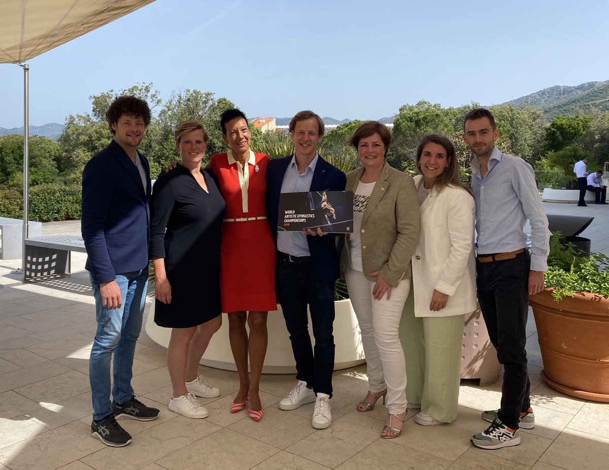 Joseholster's tweet photo. WK Turnen 2026 naar Rotterdam ✔️🧡 Mooie en fijne samenwerking met  @DutchGymnastics @RdamTopsport en @TIG_Sports https://t.co/QNNEbdNwOC