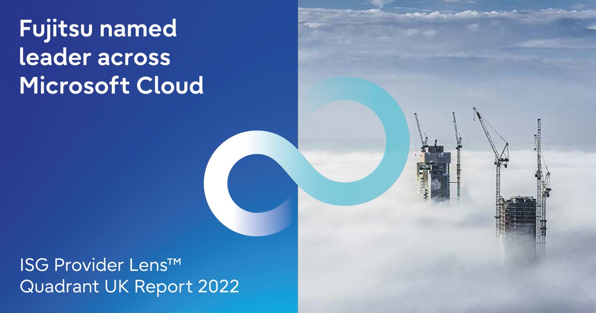 Fujitsu_Global's tweet photo. The latest @ISG report named us leaders across @Microsoft #Cloud  and our multiple solutions on Dynamics 365 &amp; CoE Services for Power Platform had a key role in this achievement. Read more to find out how we can help your Digital Transformation: 
https://t.co/9zqTSFp34c https://t.co/4rQsGPgDmD