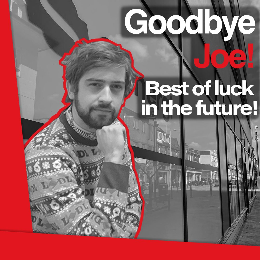 It's time to say farewell to our Marketing Executive, Joseph Cawte.

We're wishing you the best of luck in the future! 

#TheSynergiWay #SynergiRecruitment #internalculture #teamculture