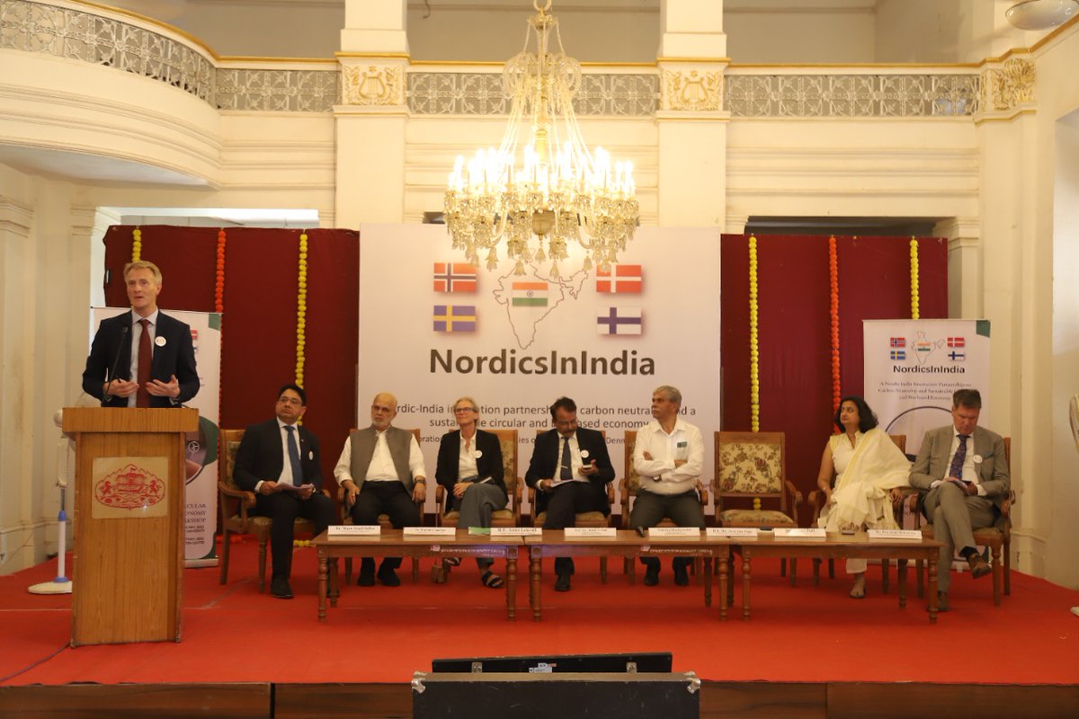 #NordicsinIndia organises two theme based workshops, circular and Bio- based economy, in cooperation with the Nordic Centre in India.Workshops will be held to  join hands with leading states to explore research and innovative opportunities in areas of circular and bio economics.
