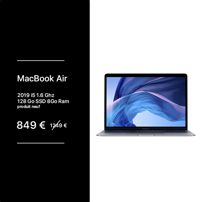 Symbiose_APR's tweet photo. ✅ DESTOCKAGE Mac !

Profitez de notre offre de liquidation sur une vaste sélection de produits neufs ou de démonstration.

Les produits sont disponibles à notre boutique de Lannion mais peuvent être transférés dans une autre boutique sur demande.

https://t.co/eEJRxC8VGp https://t.co/AlPEo1zim4