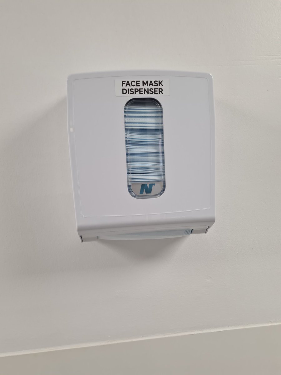 New dispensers on the ward, making it easy to find masks &amp; keeping the ward clean &amp; tidy  <a href="/NUHMedicine/">NUH Medicine</a> <a href="/NUH_Respiratory/">NUHRespiratory</a>