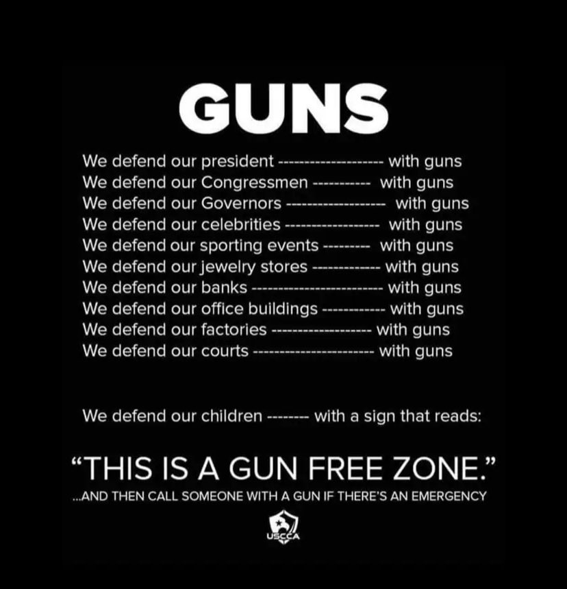 #morningjoe Maybe we should start affording the same protection to our children as politicians do for themselves. There’s not a single new gun law that’ll stop a lunatic. They do not obey the laws to begin with.