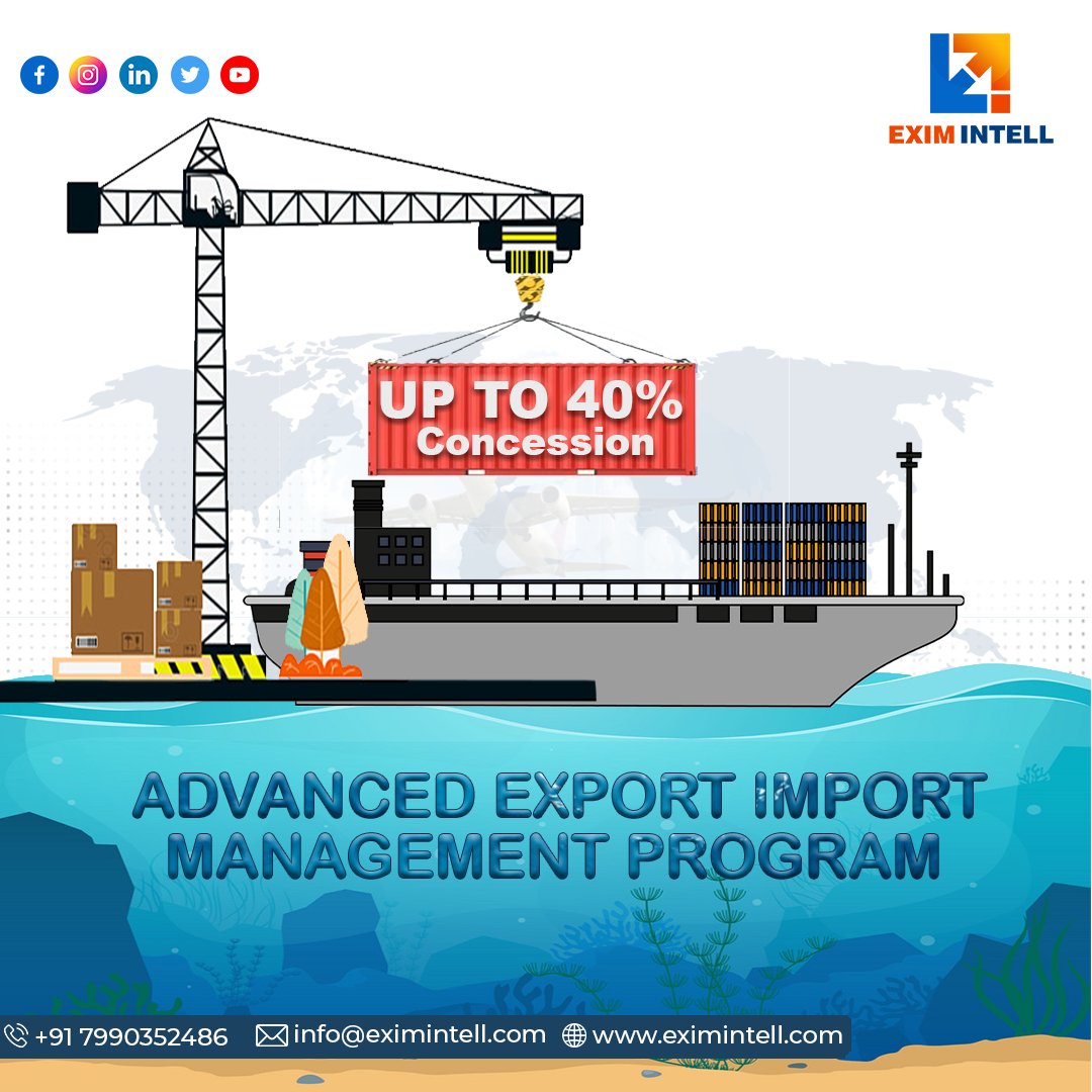 exim_intell's tweet photo. अपना Carrier बनाये दुनिया के Most Happening Industry - "Export Import में .
Limited Seats Available.
https://t.co/j20aRrZOsE
#Export #Import #studentbatch #concession #summer #business #Internationaltrade #ExportImportBusiness #IntelligenceProgram #EximConsultancy https://t.co/NRhI5D3Fk0