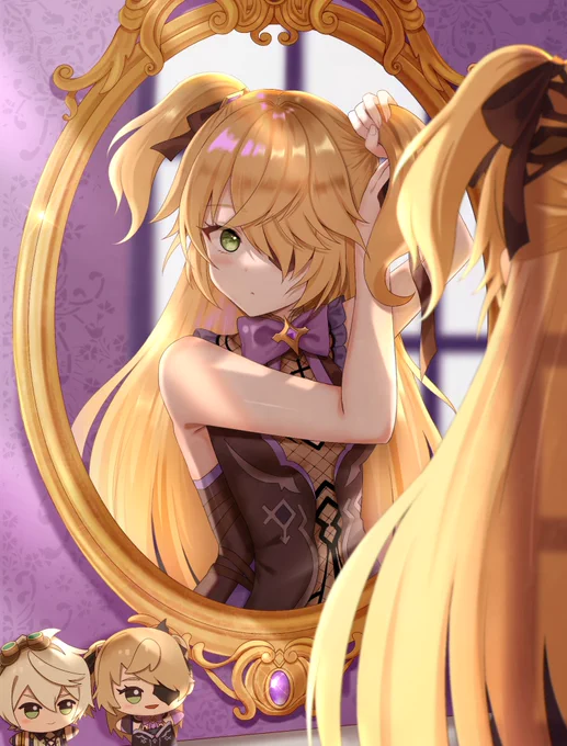 #フィッシュル生誕祭2022 #原神 💜💜 