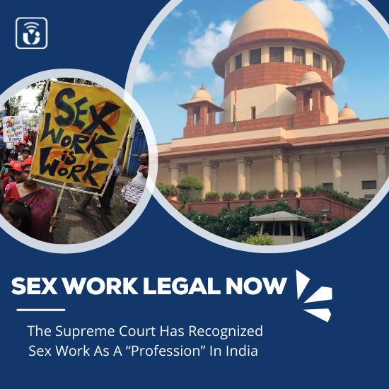 thestudylamp_'s tweet photo. In a significant move, the #SupremeCourt  (SC) has recognised #sexwork as a “profession”, noting that police officials “should neither interfere nor take criminal action against adult.

https://t.co/nzij4FU0GY
#Workers #NewsAlert https://t.co/iCRZGqdb89