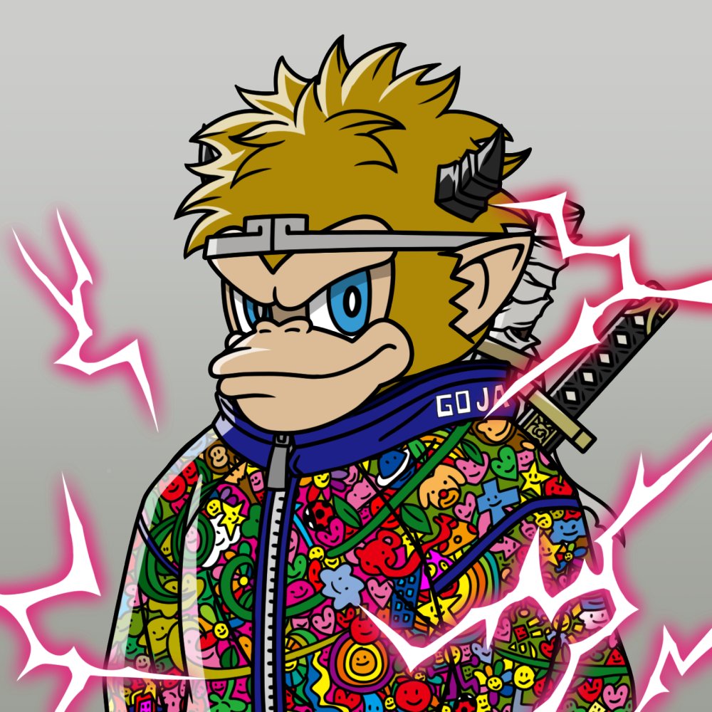 ぶどうさん(<a href="/budou_chan/">ブドウちゃん🏯</a>)コラボのオシャレ孫悟空に育ちました！めっちゃカッコいい✨
#NSM
#NeoSamuraiMonkeys