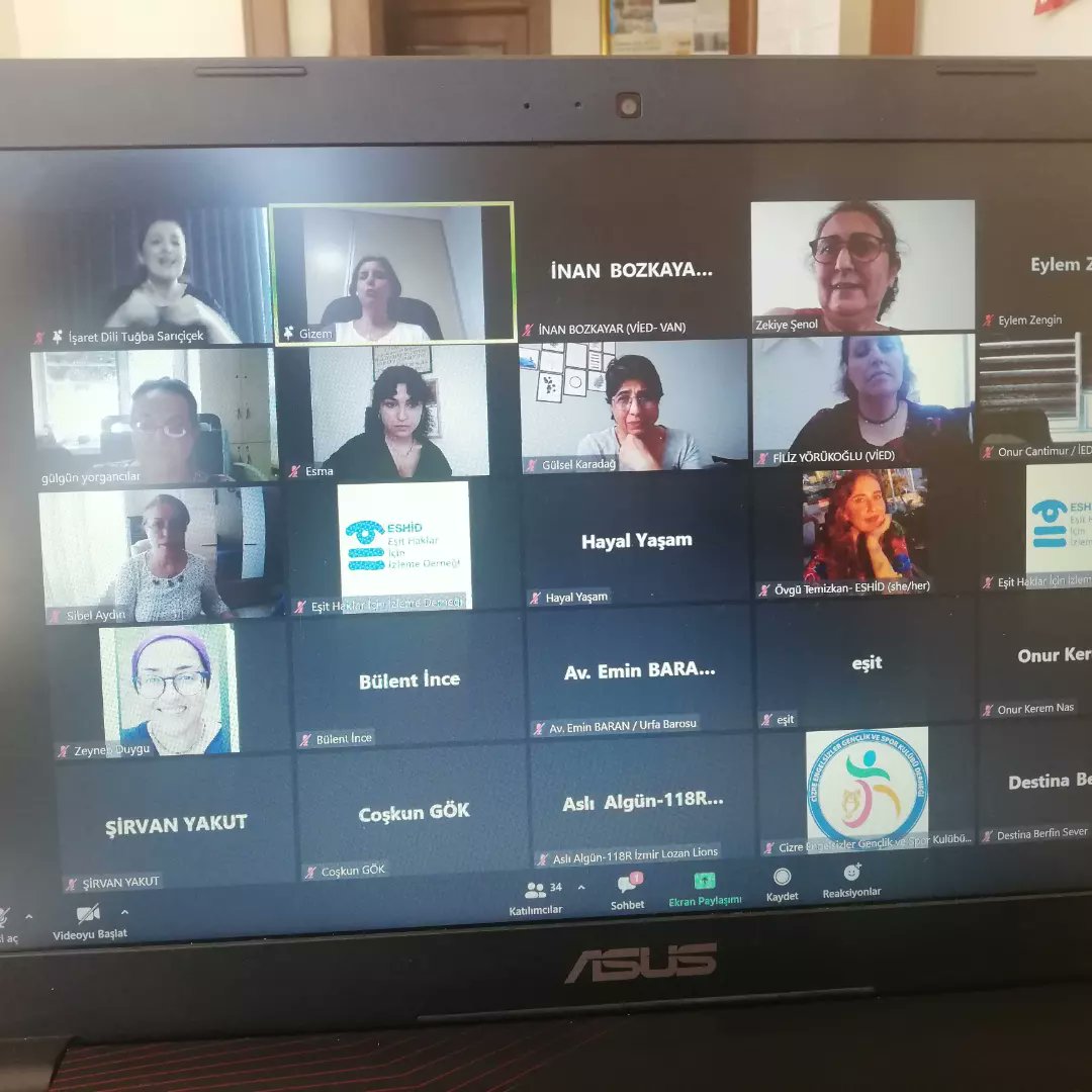 eried_'s tweet photo. STÖ Webinarı - Erişilemeyene Erişmek: Engelli Kadın ve Kız Çocuklarının Adalete Erişimini Güçlendirmek İçin Ortak Stratejiler eğitimine katılım sağladık https://t.co/J3DUcGBl2e