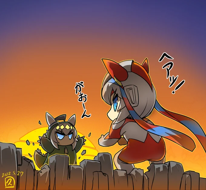 オグリvsウルタママン #ウマ娘 #ウマ娘プリティーダービー #オグリキャップ(ウマ娘) #タマモクロス(ウマ娘) https://t.co/PZAT87WgKC 