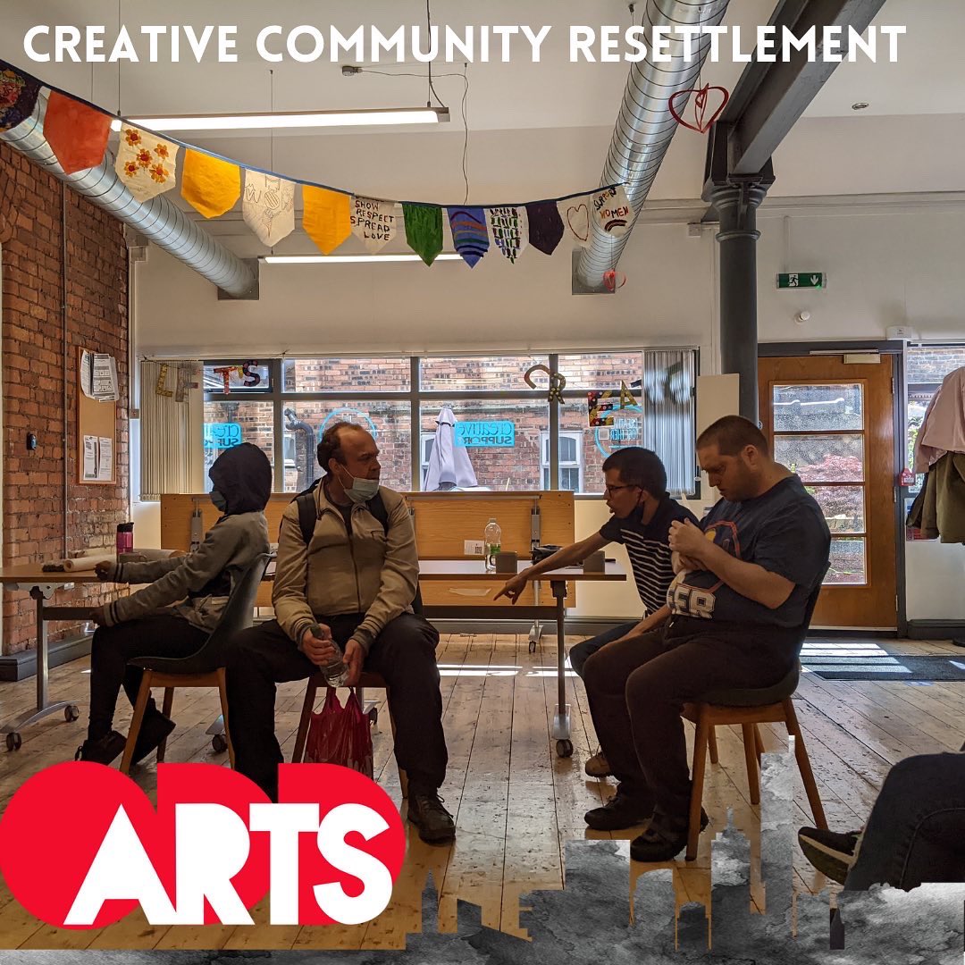 OddArtsUK's tweet photo. 😃AMAZING•SCENES🙌🏽 at @crtvspprt’s Creative Together this week! Our Hidden Disabilities project is coming on brilliantly 🎉 this week we tried some forum theatre! Thank you to @ace_thenorth @OneMcr & #doylycartecharitabletrust 🙌🏽#oddarts #CCR #CreativeCommunityResettlement https://t.co/Thg2tm11x8