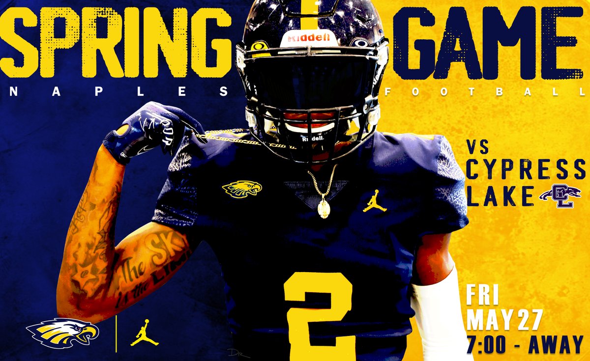 Naples Golden Eagle Football (@naplesfootball) on Twitter photo GAMEDAY!!
📍: Cypress Lake HS
⏰: 7 PM
🎟️: gofan.com (online only)
<a href="/NaplesHS/">Naples High School</a> <a href="/FlaHSFootball/">FloridaHSFootball.com</a> <a href="/RaphaelKendrick/">Kendrick Raphael</a> <a href="/AugustaveIsaiah/">Isaiah Augustave</a> <a href="/keylijah3/">Keylijah Williams</a> <a href="/NikoBoyce/">Niko Boyce</a> <a href="/JeanTanelus8/">Jean Tanelus</a> <a href="/Thompson_d1/">Thompson Defhommes</a> <a href="/kerrybrown_1/">Kerry “KB” Brown</a> <a href="/BouziEbenezer/">Ben Bouzi🇭🇹</a> <a href="/wsamkelley/">Wɪʟʟᴇᴍ “Sᴀᴍ“ Kᴇʟʟᴇʏ</a> <a href="/lukewalker_/">Luke Walker</a> <a href="/logan_nibbelin/">Logan Nibbelin</a> GAMEDAY!!
📍: Cypress Lake HS
⏰: 7 PM
🎟️: gofan.com (online only)
<a href="/NaplesHS/">Naples High School</a> <a href="/FlaHSFootball/">FloridaHSFootball.com</a> <a href="/RaphaelKendrick/">Kendrick Raphael</a> <a href="/AugustaveIsaiah/">Isaiah Augustave</a> <a href="/keylijah3/">Keylijah Williams</a> <a href="/NikoBoyce/">Niko Boyce</a> <a href="/JeanTanelus8/">Jean Tanelus</a> <a href="/Thompson_d1/">Thompson Defhommes</a> <a href="/kerrybrown_1/">Kerry “KB” Brown</a> <a href="/BouziEbenezer/">Ben Bouzi🇭🇹</a> <a href="/wsamkelley/">Wɪʟʟᴇᴍ “Sᴀᴍ“ Kᴇʟʟᴇʏ</a> <a href="/lukewalker_/">Luke Walker</a> <a href="/logan_nibbelin/">Logan Nibbelin</a>