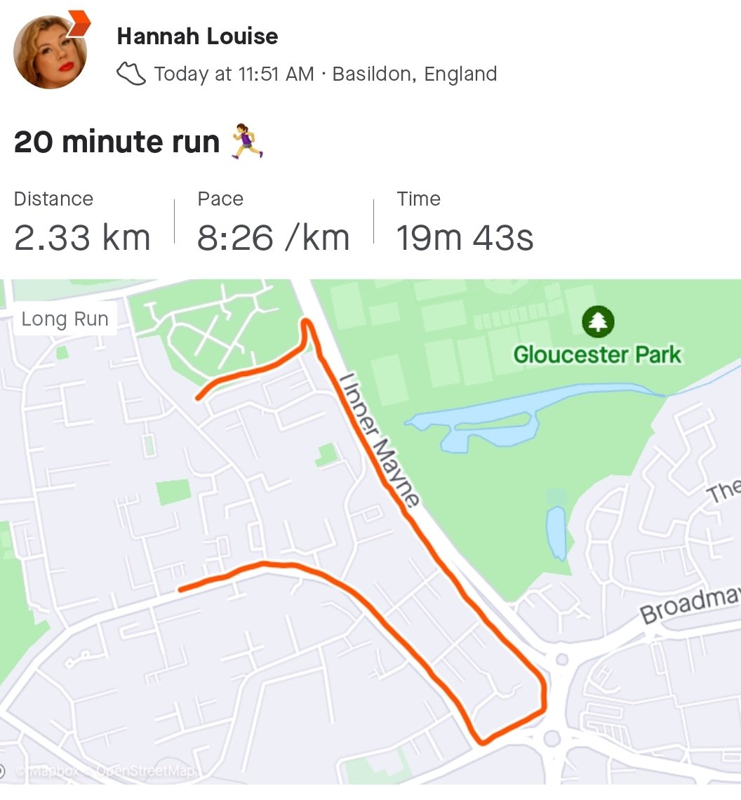 _Hannahl0uise's tweet photo. So I tackled the wk5 r3 20min run @Strava was being pain to initially start recording but wk 5 completed @Couchto5K @runners_blue @UKRunChat #bluelightrunners #ukrunchat #runningcommunity #Runnergirl https://t.co/cWETzLOf1N