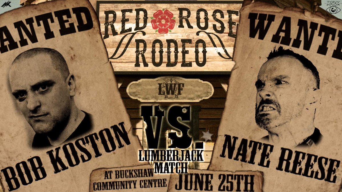 Bob Koston is finally going to get his hands on Nate Reese, with no place to hide in this Lumberjack battle! 
TICKETS -buytickets.at/thelancashirew…

#wrestling #lumberjack #Lancashire #britwres #grudgematch