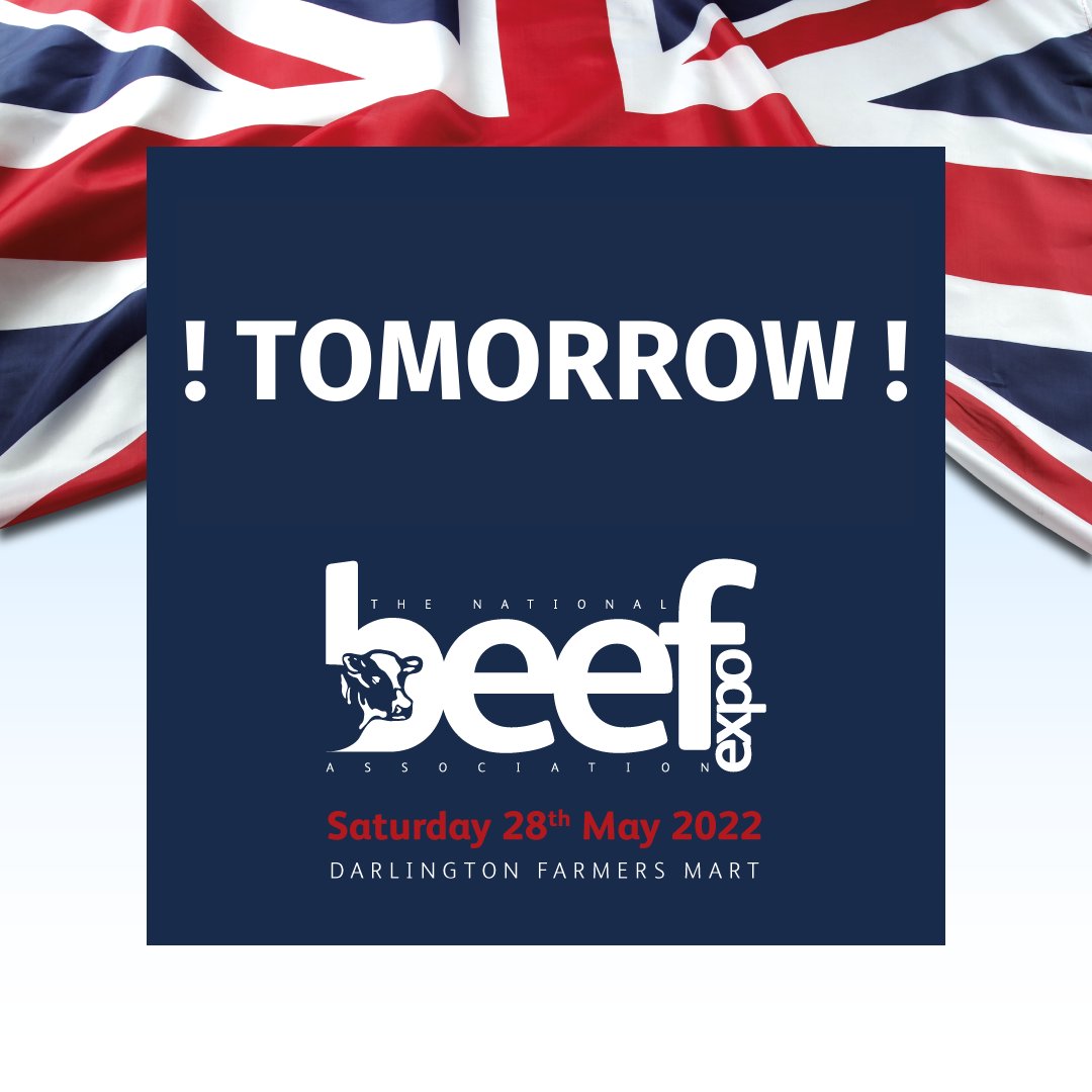 We’ll be at @beefexpo tomorrow on stand 72 in the marquee! #BeefExpo22 #britishbeef #teambeef https://t.co/8fBPN2Y3yy
