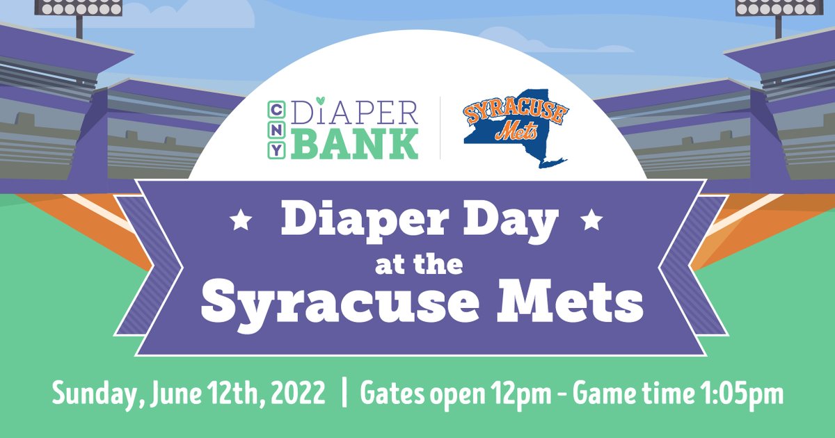 Join us for Diaper Day at the Syracuse Mets - mailchi.mp/cnydiaperbank/…