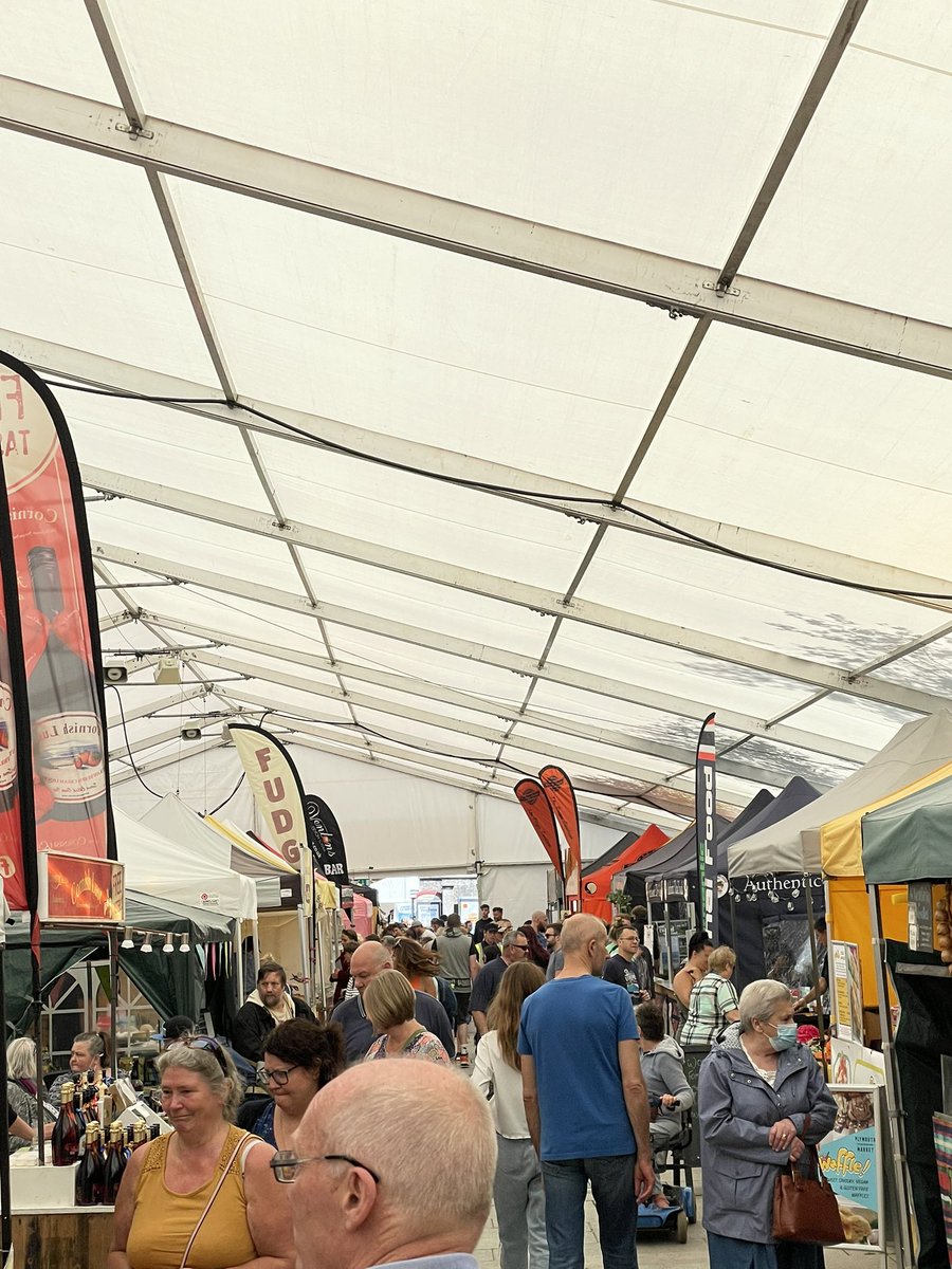 Great morning and lunch <a href="/FlavourFestSW/">Flavour Fest</a> The Pepperoni Waffles for lunch was a winner. Amazing atmosphere and smells in the giant marquee. #FlavourFestSW #Plymouth #CityCentre
