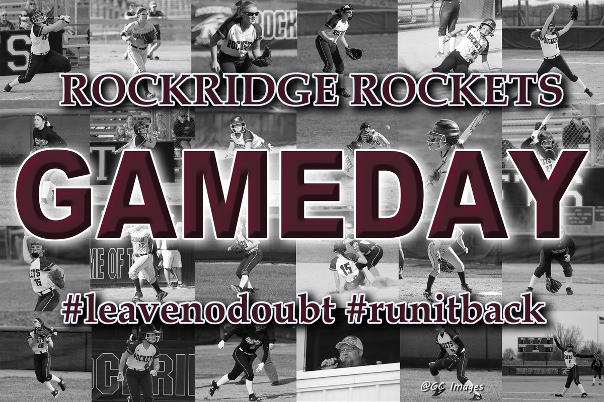 RockridgeSftbll's tweet photo. It’s GAMEDAY not RAINDAY!! Sectional Semi-Final v Tremont @ Tremont today @ 4:30! Listen on @wrmj w/ @JTatRFDRadio! #LeaveNoDoubt #RunItBack https://t.co/ujn2QUVgTz