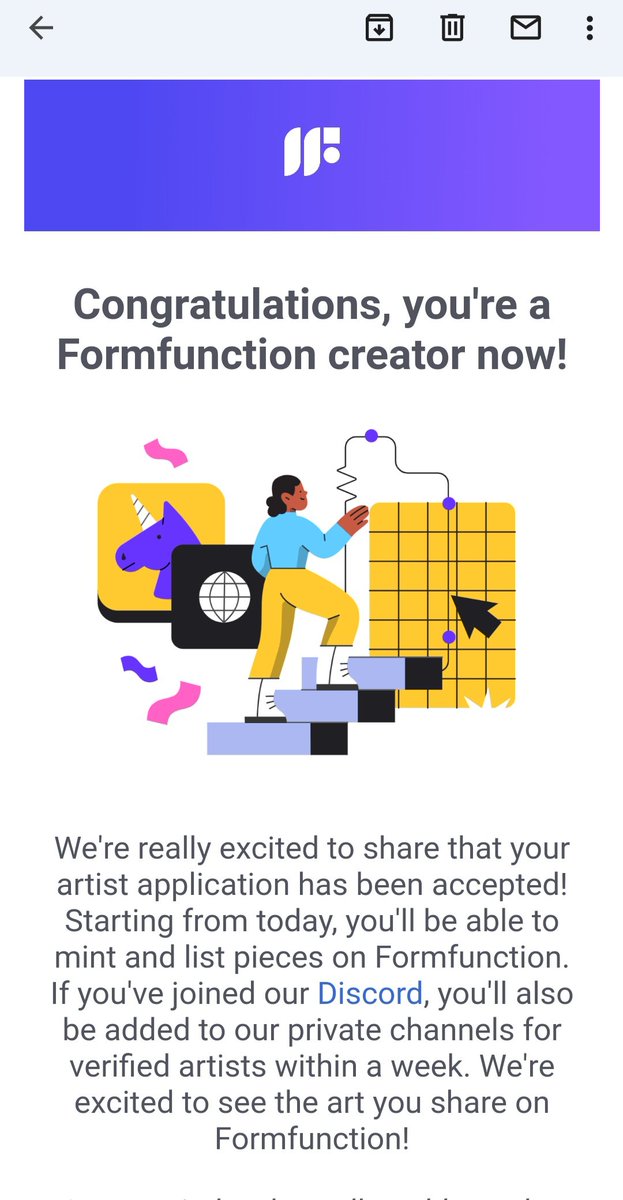 AgungDwiWbwo's tweet photo. Yess, I'm in !! Got accepted on @formfunction ! 🤸🤸🤸
Thank you for all who give their positive energy to me ! 
I'm ready !! Let's rock !!! https://t.co/22LT9uEluv