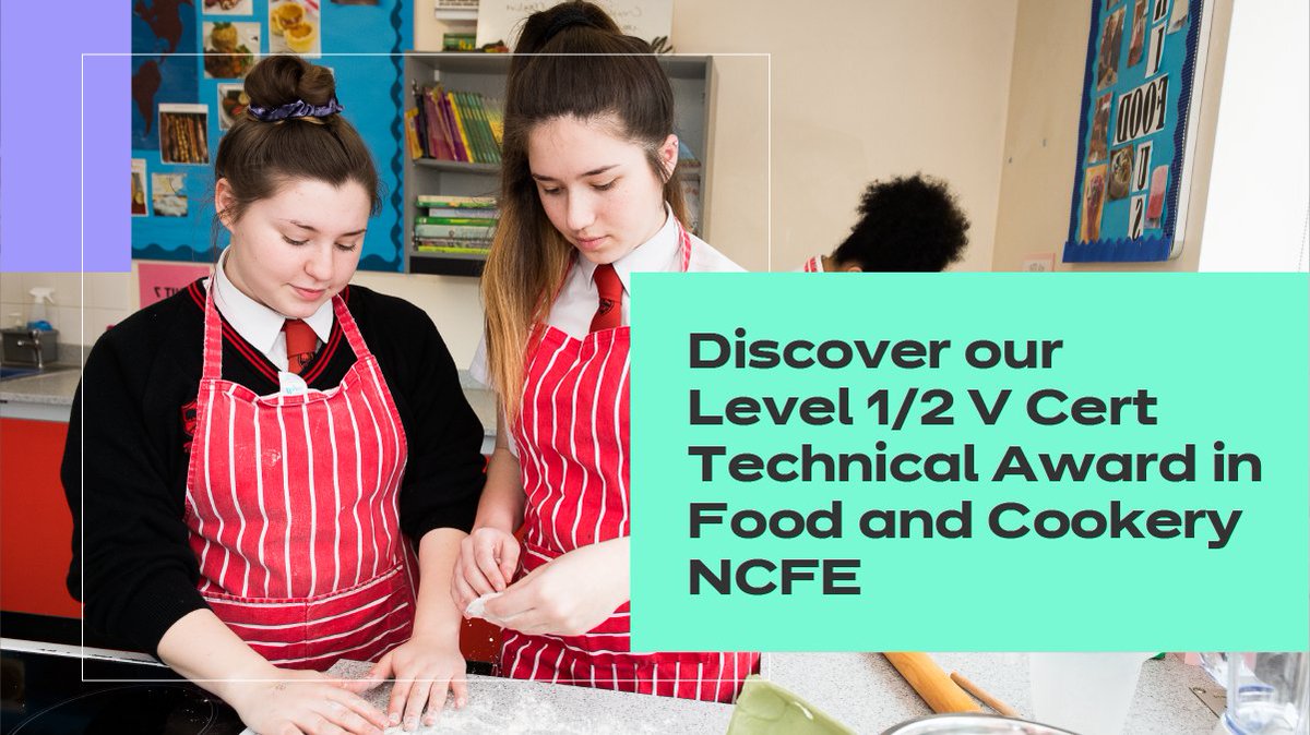 NCFE's tweet photo. Our #FoodAndCookery V Cert page is packed full of information, including videos, qualification documents, resources and details about our First Teach events: https://t.co/UK0zv4ZOMs
#VCerts #Food #Cookery https://t.co/TxVeiRvp1w