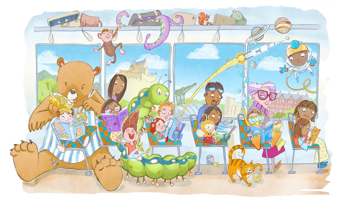 CPKLibraries's tweet image. Join #BookbugWeek illustrator Dylan Gibson (@Dylanillo) as he shows your little ones some easy and fun drawing techniques. Suitable for children aged 3-5 yrs.

📅 Fri 10 June / 🕙 10am
📍 #BreadalbaneLibrary, Aberfeldy
🎫 Free. Contact the library to register:
☎ 01887 822405