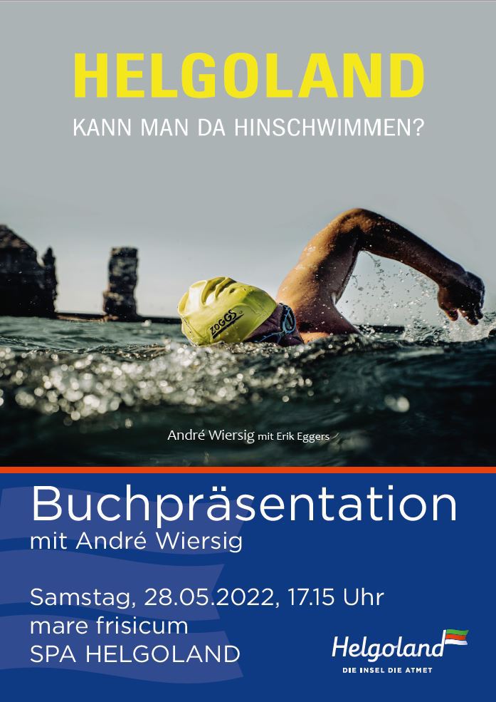 Morgen stellt André Wiersig sein neues Buch vor. Der Extremschwimmer hatte sich im vergangenen Jahr der Herausforderung gestellt nach Helgoland zu schwimmen. Von St. Peter Ording aus machte er sich auf den Weg...