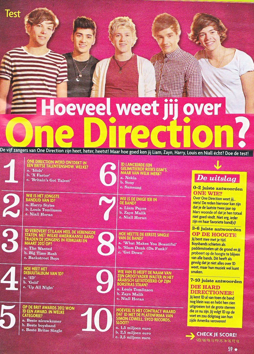 De serieuze vragen des levens... Throwback naar de Joepie-testen van weleer!