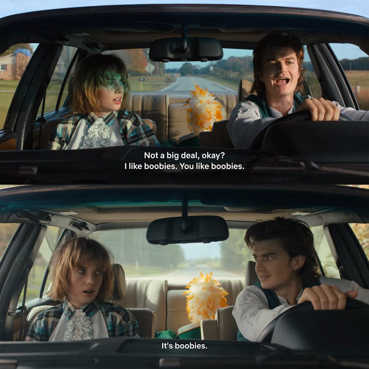 reminder that Steve Harrington is a man of TASTE and CULTURE. #StrangerThings4