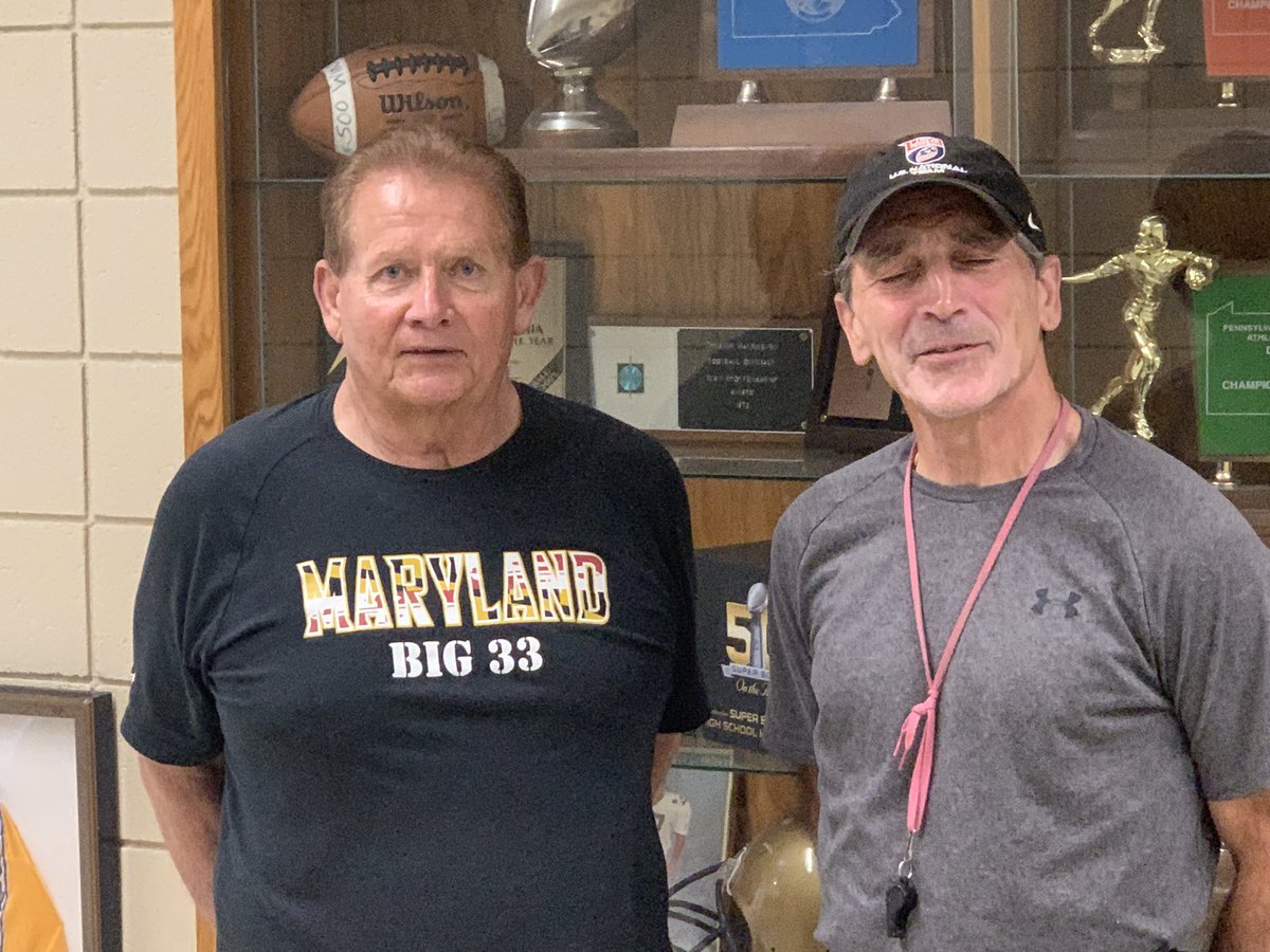 psfcabig33's tweet photo. Two legendary football coaches come together to face off in the Big 33 Football Classic. @DemathaFootball HC Bill McGregor and @TyroneEagleEye HC John Franco. https://t.co/ghZtn5rWkq