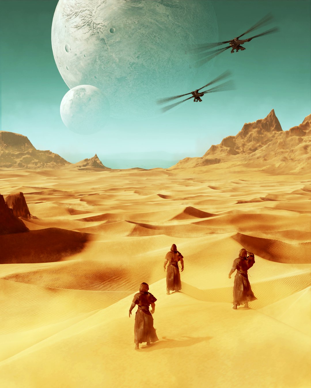 Subsonic Artz Dunes of Arrakis for Dune 3