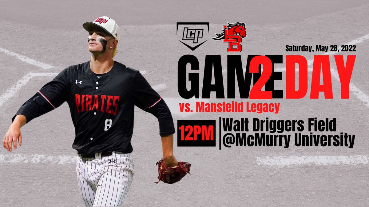 The <a href="/LCPbaseball/">LCP Baseball</a> series will be live on our YouTube channel this weekend. If you can't make it, head over to the channel for the game. youtube.com/c/LCISDAthleti… Go Pirates!!! <a href="/HubCityPrepsLBK/">HubCityPreps.com</a> <a href="/806hsscmedia/">Jasone Pearson</a> @LoneStarVarsity <a href="/arielle_schafer/">Arielle Schafer</a> @_laurencottrell <a href="/pchristy11/">Pete Christy</a> <a href="/KLBKsports/">KLBK Sports</a>