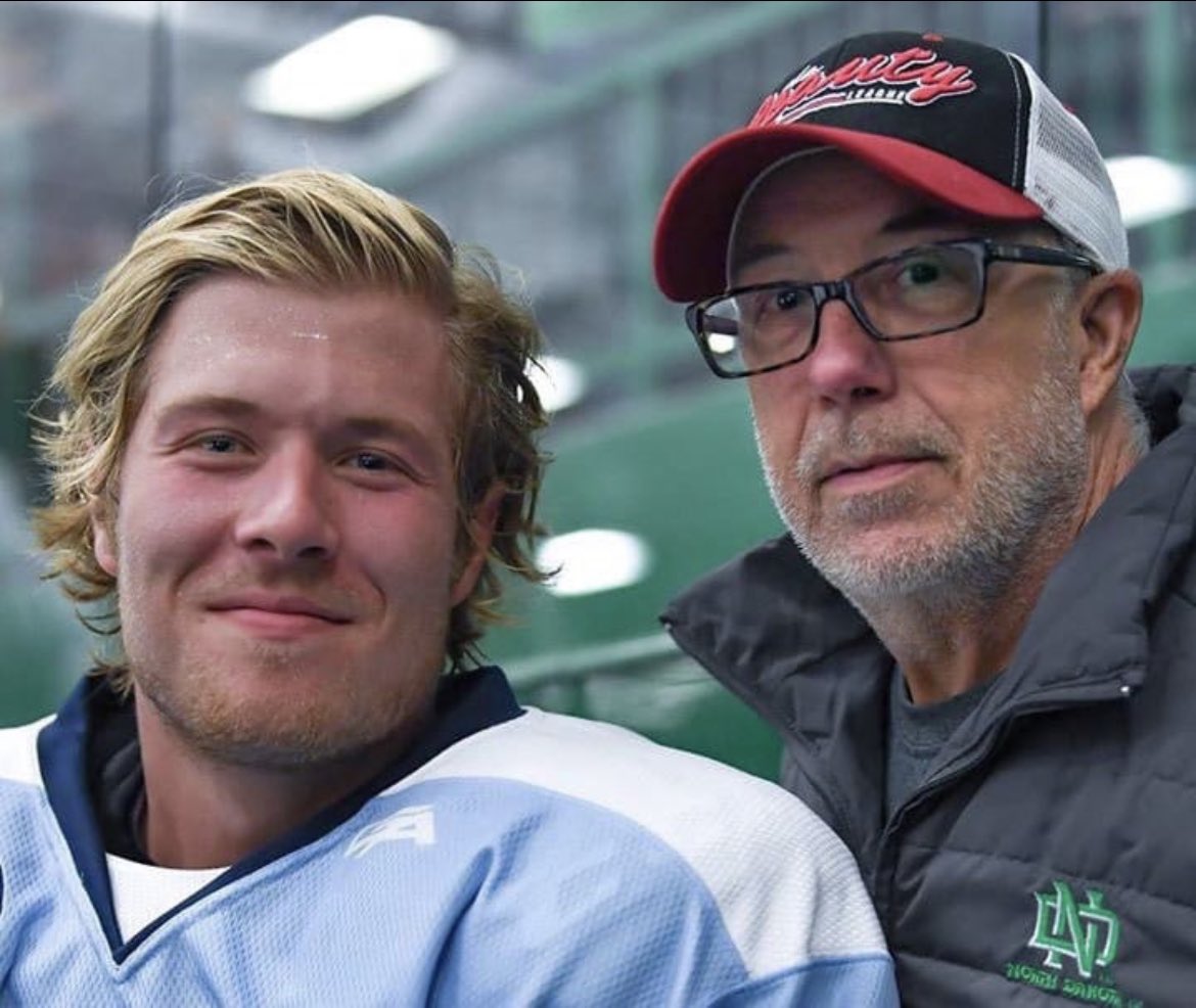 RussoHockey's tweet photo. Heartbroken for the Boesers but what a courageous life Duke led. He overcame immeasurable adversity, was a model father and a sweet, gentle soul who was SO, SO proud of Brock. I wish comfort for Laurie, Brock, Jessica, Paul, the entire Boeser family &amp; all of Duke’s friends ❤️🙏😢 https://t.co/AT324Wb8Pf