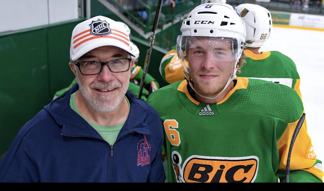 RussoHockey's tweet photo. Heartbroken for the Boesers but what a courageous life Duke led. He overcame immeasurable adversity, was a model father and a sweet, gentle soul who was SO, SO proud of Brock. I wish comfort for Laurie, Brock, Jessica, Paul, the entire Boeser family &amp; all of Duke’s friends ❤️🙏😢 https://t.co/AT324Wb8Pf